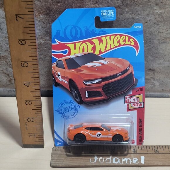 Hot Wheels 2017 Camaro ZL1 Toy Car Then and Now Series - Picture 8 of 9